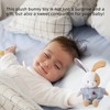 CUDDLE CORNER Bunny Stuffed Animal Organic Cotton Baby Plush Toys,