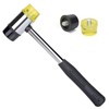 AIMALL 25MM Rubber Mallet Soft Face Hammer Double Side Grip