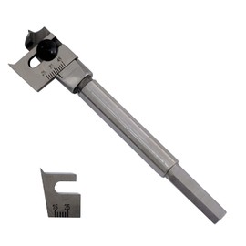 15-45mm Adjustable Spade Bit Expansive Flat Woodworking Boring Drill Bit Blades Cutters Set