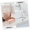 FONDOTIN 3pcs Soap Holder Soap Case Soap Drain Holder Soap