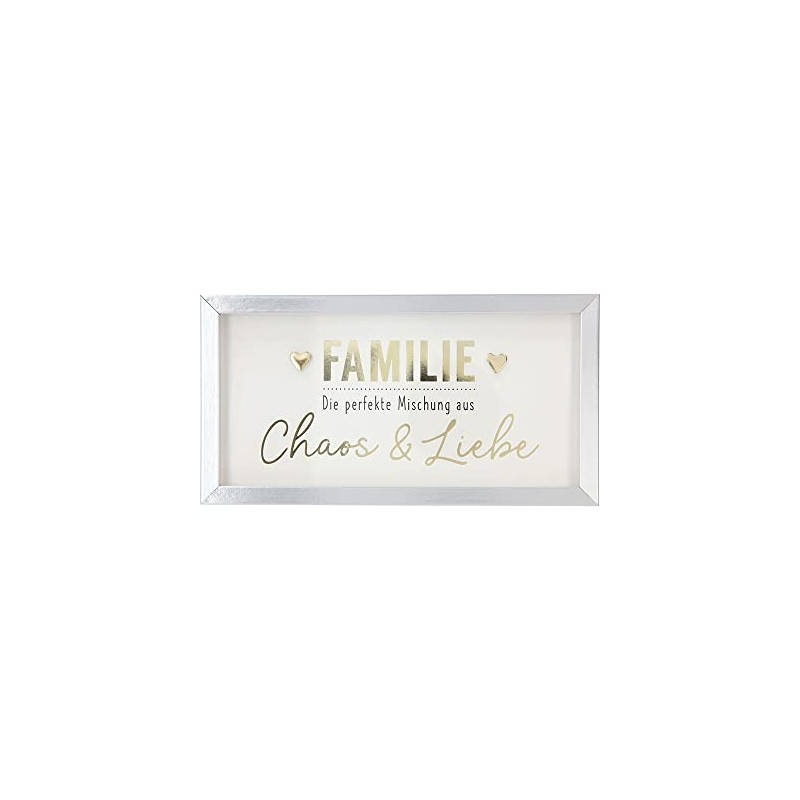 Depesche 11627-004 Photo Frame with Compliment, Small Decorative Frame with