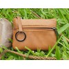 BAWAKO Genuine Leather Coin Purse, Small Coin Purse for Men