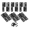 sourcing map 6 Pcs Lift Off Hinge, 2.5" Detachable Lift