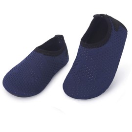 L-RUN Baby Barefoot Skin Aqua Swim Shoes for Beach Pool Navy 0-6 Months=EU15-16