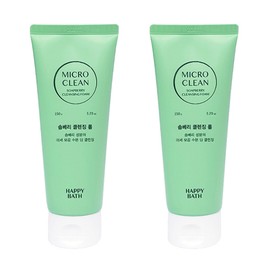 Happy Bath Micromicellar Soapberry Moisture Cleansing Foam 150g (2 pieces) / 해피바스 마이크로미셀라 솝베리 모이스춰 클렌징폼 150g 2개