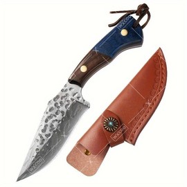 New Forged Outdoor Knife Camping Knife Hammer Bone Knife Meat Knife Home Convenient Barbecue Knife Paring Knife - Color: 1PC