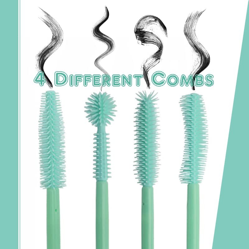 Cepillos para rímel, peine para pestañas, cepillo separador para cejas,