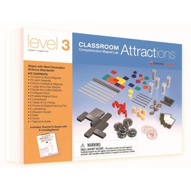 Dowling Magnets Classroom Attractions Comprehensive Magnet Lab: Level 3, Grades 4-6, Ages 9-12 (13 inches Long x 9.50 inches Wide x 2.25 inches high)