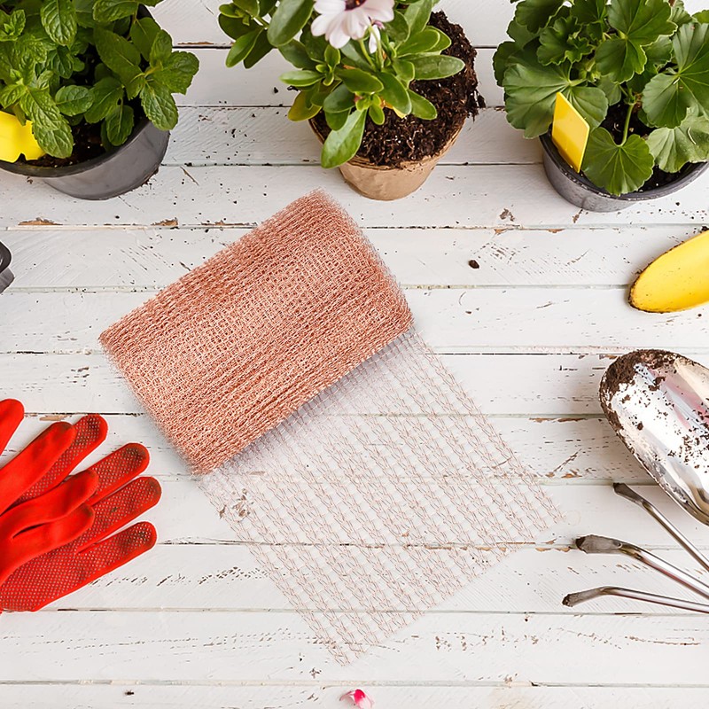 Cozlly 9 m x 12.7 cm Copper Net Against Snails,