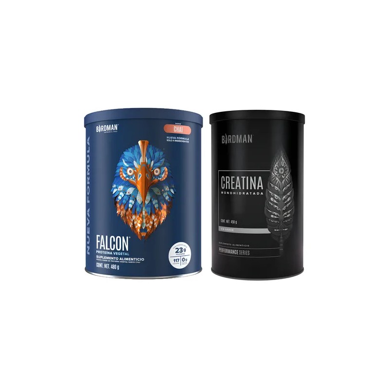 Birdman Proteína Falcon 480g + Creatina Monohidratada 450g
