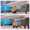 SEESII Foldable Dolly Cart with Wheels, 330 lbs Max Capacity