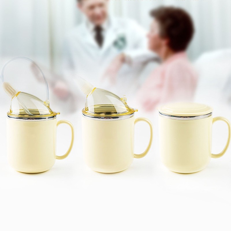 Multifunctional Nursing Water Bottole Anti Leakage Insulated Flowing Food Straw