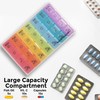BaHoki Essentials Weekly Pill Organizer - Portable 7-Day Pill Box