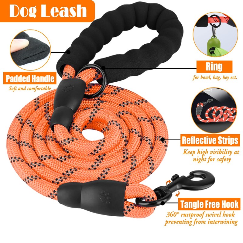 LOBEVE No Pull Dog Harness, Collar & Leash Set |