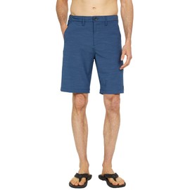 Billabong Crossfire Slub Hybrid Walkshort para Hombre, Azul Denim, 31