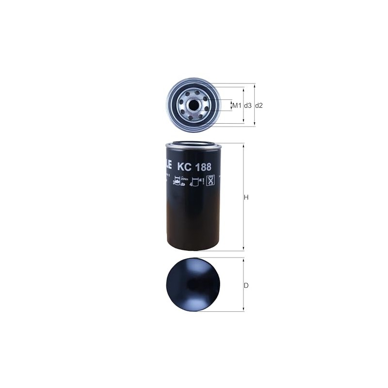 KNECHT KC 188 Fuel filter