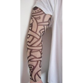 Fake Tattoo Adults Arm Sleeve Tribal Loop (T29)