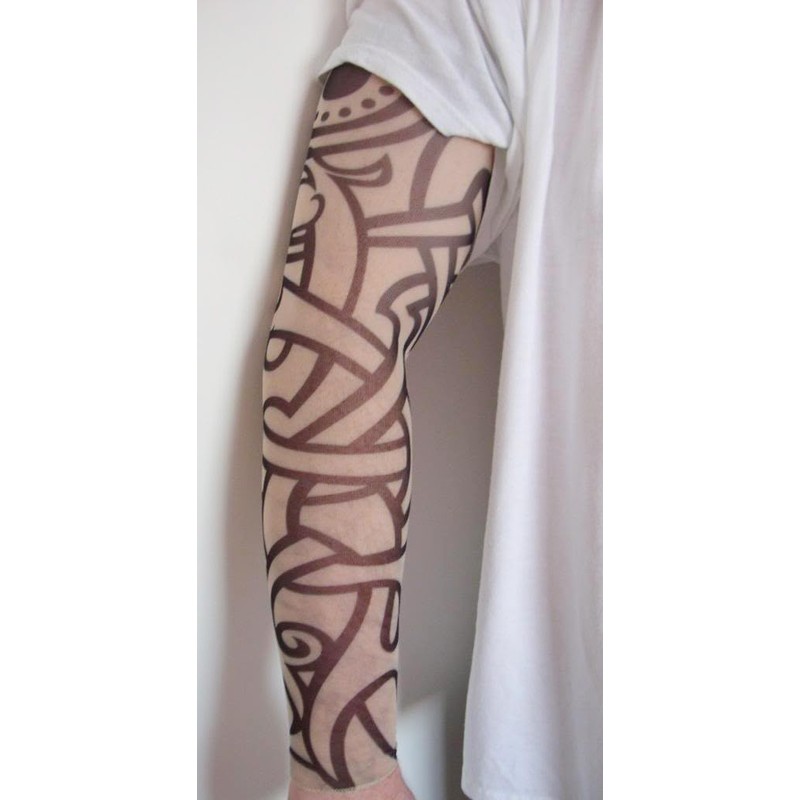 Fake Tattoo Adults Arm Sleeve Tribal Loop (T29)