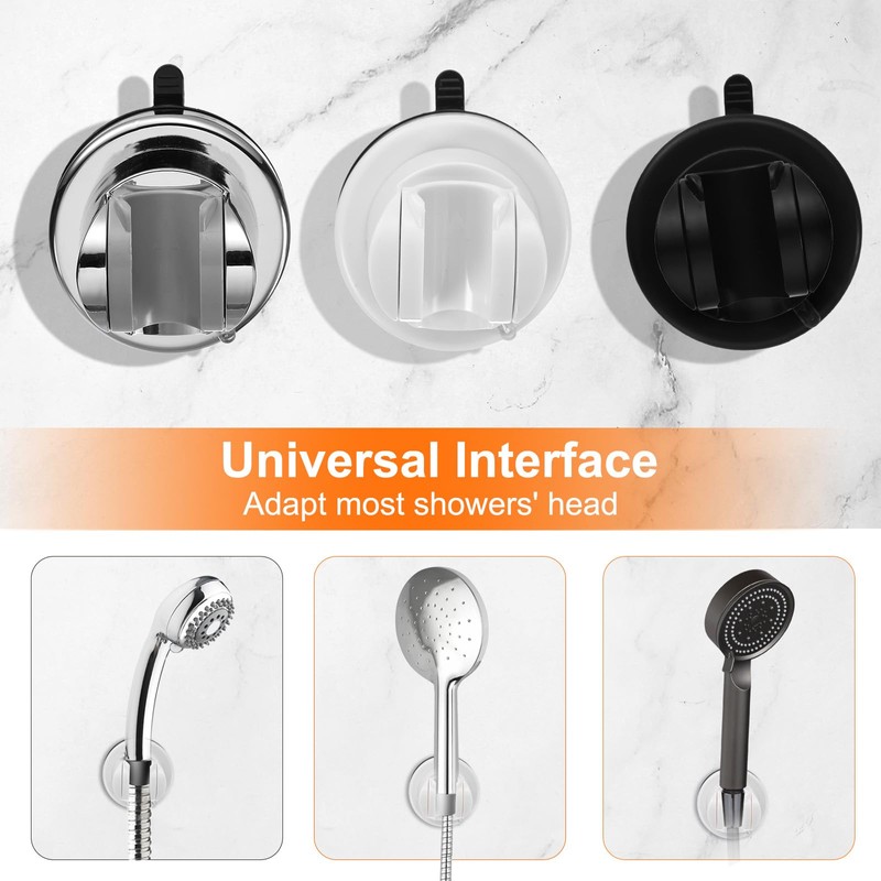 sourcing map Shower Head Holder, Suction Cup Shower Head Holder,