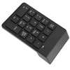 Wireless Number Pad 2.4G Receiver Black 18 Concave Keys Battery