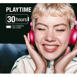 Fresh 'n Rebel Code Core, Bluetooth Headphones, Wireless, 30 hours playing time, With Microphone and Voice Assistant, Volume control and play/pause buttons, Foldable (Wild Green)