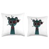 Scary SkyBlue from Sprunki! Throw Pillow