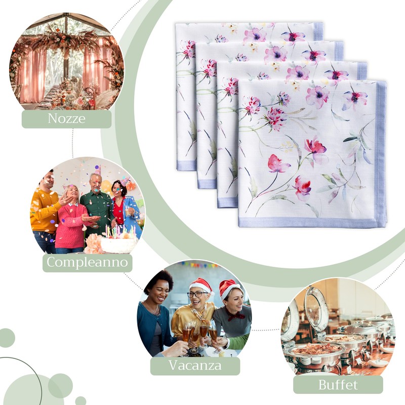 Maison d' Hermine Cloth Napkin 100% Cotton (45cm x 45cm)