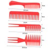 FOMIYES 20pcs Professional Hair Salon Comb Creative Smoothing Styling Combs