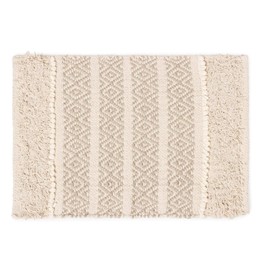 REDEARTH Placemats-Hand Woven Exquisite Artisan Made Table Linen for Dining Table, Coffee Table, Console, Dresser; 100% Cotton (14x20; Natural) Set of 6