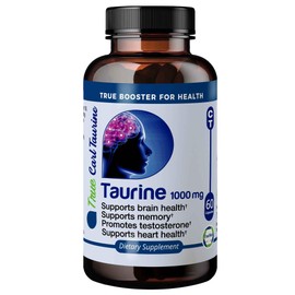 TRUEMED Taurine 1000mg Advanced Formula for Heart, Brain & Muscle Health - 90 Capsules