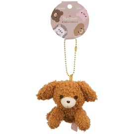 Skater ZBCM1-A Plush Toy Ball Chain Mascot Pompon's Dog