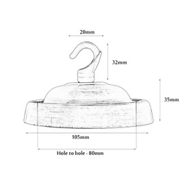 LEDSone Vintage 105mm Ceiling Rose for Light Fittings Chandeliers with Hook Suitable for Light Fixture Decor (Green Brass)