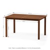 Furinno FG18070 Tioman Outdoor Dining Table, Natural