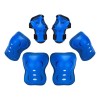 Set 6 Equipo De Protección Para Patinar, Bicicleta Patineta Azul