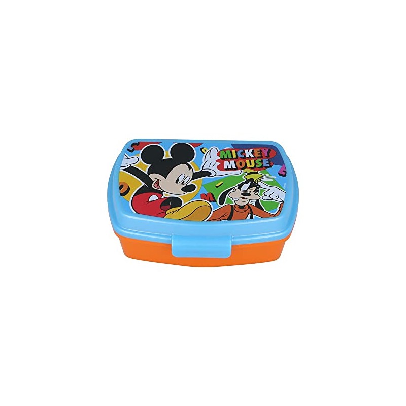 Mickey Sandwich Lunch Snack Box Kids Children School