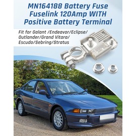 Battery Fuse 120Amp Replace 3673966J00 MN164188 Fuselink with Positive Battery Terminal MU001365 MK413790 Fit for Mitsubishi Galant Outlander Eclipse Fit for Chrysler Sebring Fit for Suzuki Etc