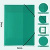 SKYDUE 4 Stück Sammelmappe A4, Postmappe A4 Schule, Mappe Aus