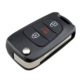 3 Buttons Replacement Keyless Entry Remote Control Key Fob Case Shell Fit for 2011 2012 2013 Kia Soul Sportage Key Fob Shell Replacement Key Cover (2)
