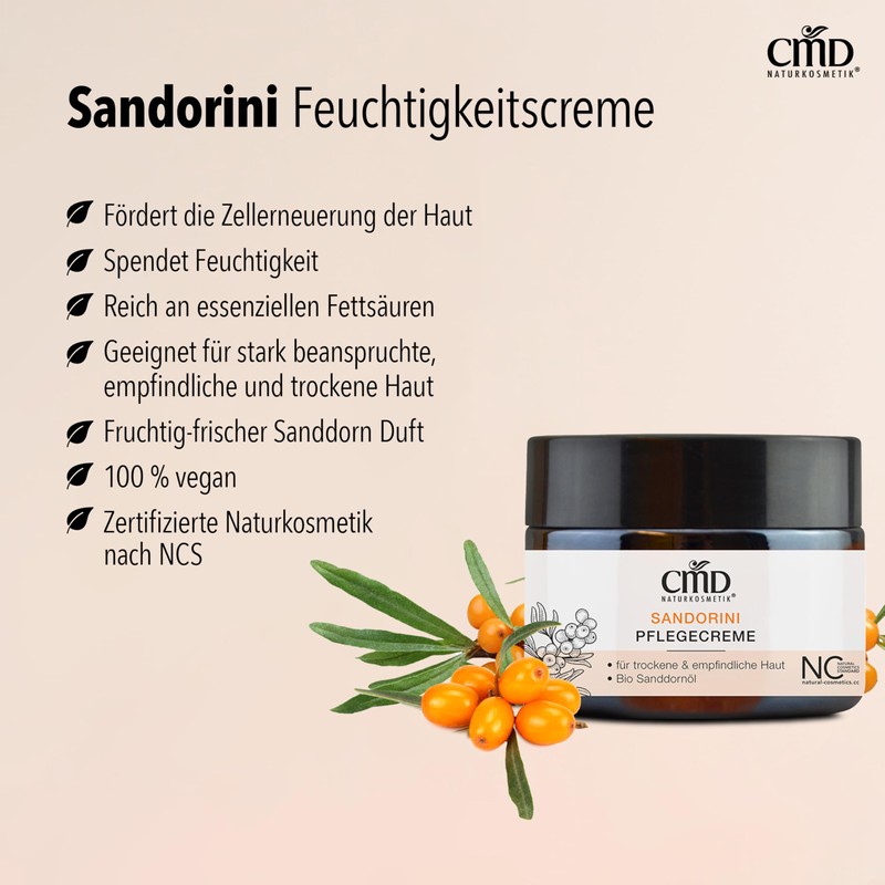 CMD Sandorini Nourishing Cream 50 ml (Pack of 1)
