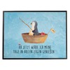 Mr. & Mrs. Panda Desk Mat Penguin Fishing Boat Gift
