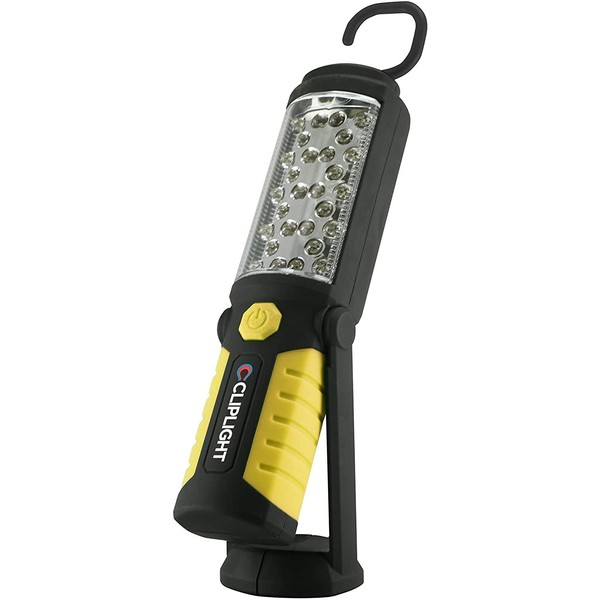 Cliplight Pivot Shockproof LED Magnetic Work Light and Flashlight, Black, 2 x 8.5 Inches - 24-458