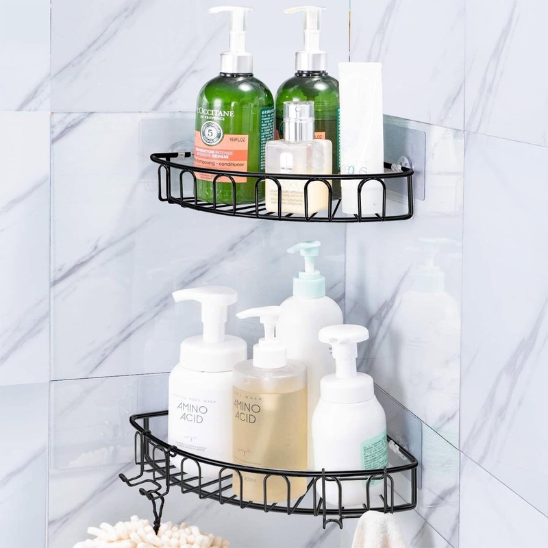 Vivinin 15 Pack Shower Caddy Adhesive Replacement, No Drilling Shower