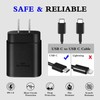 Type C Charger, 2-Pack 25W Type C Super Fast Charging
