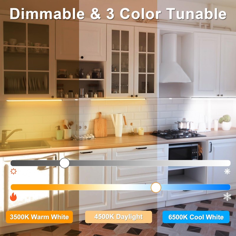 Daymeet Under Cabinet Lights, Bright Ultra Thin 12 Inch LED