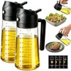Poshetion 2-in-1 Olive Oil Sprayer - 16oz Leak-Proof Dispenser