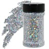 TORC 4 OZ Silver Holographic Glitter 4 Ounce Mix Chunky