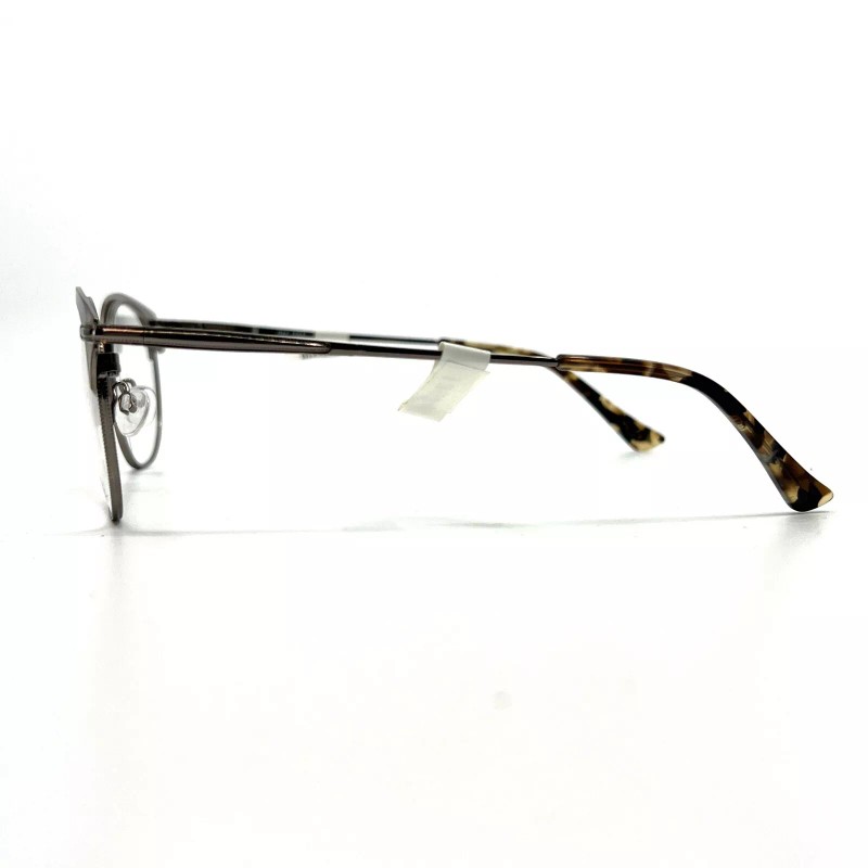 Max Cole MC 1518 COL 10 Eyeglasses Frames Brown Silver