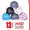 CORE Protection Street Helmet Skate/BMX/Bike/MTB/Scooter - Black/White, L/XL