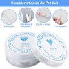 3 Rolls Transparent Elastic Bracelet Cord Crystal Clear Stretchy Bead