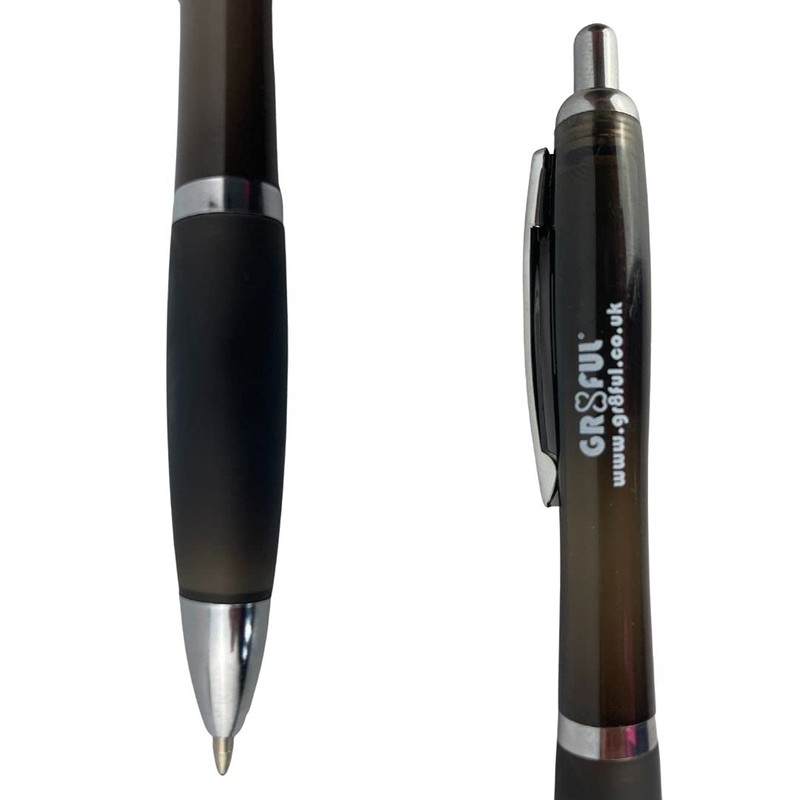 gr8ful® Pen | Black Ink Ball Point Pen for Writing